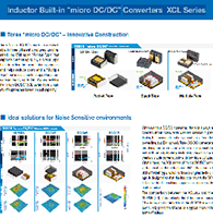 Inductor Built-in “micro DC/DC” Converters XCL Series